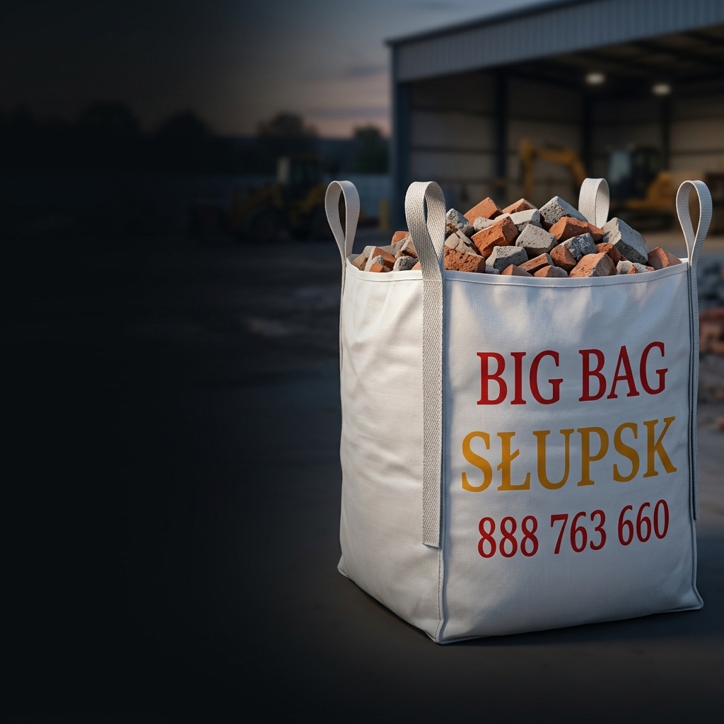 Pełny worek Big-Bag gotowy do odbioru